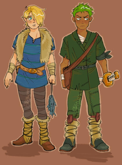 (full body, colored, +1 character, no background)