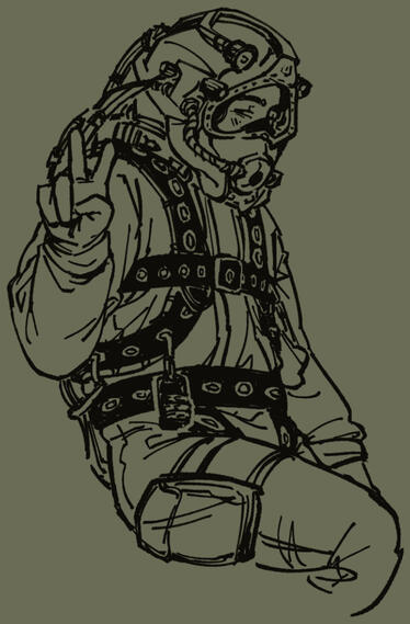 (full body, no color, no background)