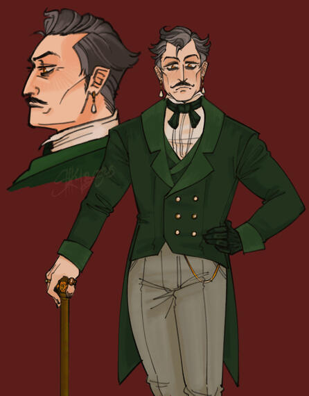 2025 (half body, flats, +1 character, no background)