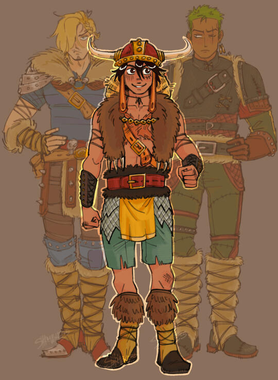 2025 (full body, full render, +2 characters, no background)